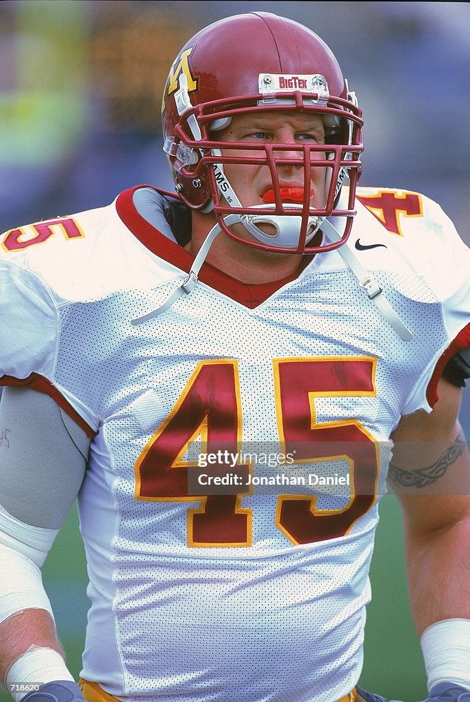 sep-2000-sean-hoffman-of-the-minnesota-golden-gophers-looks-on-from-picture-id718620